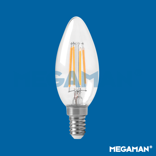 MEGAMAN LC2603.2dCSE142700KV0240 Candle Filament Lamps LED