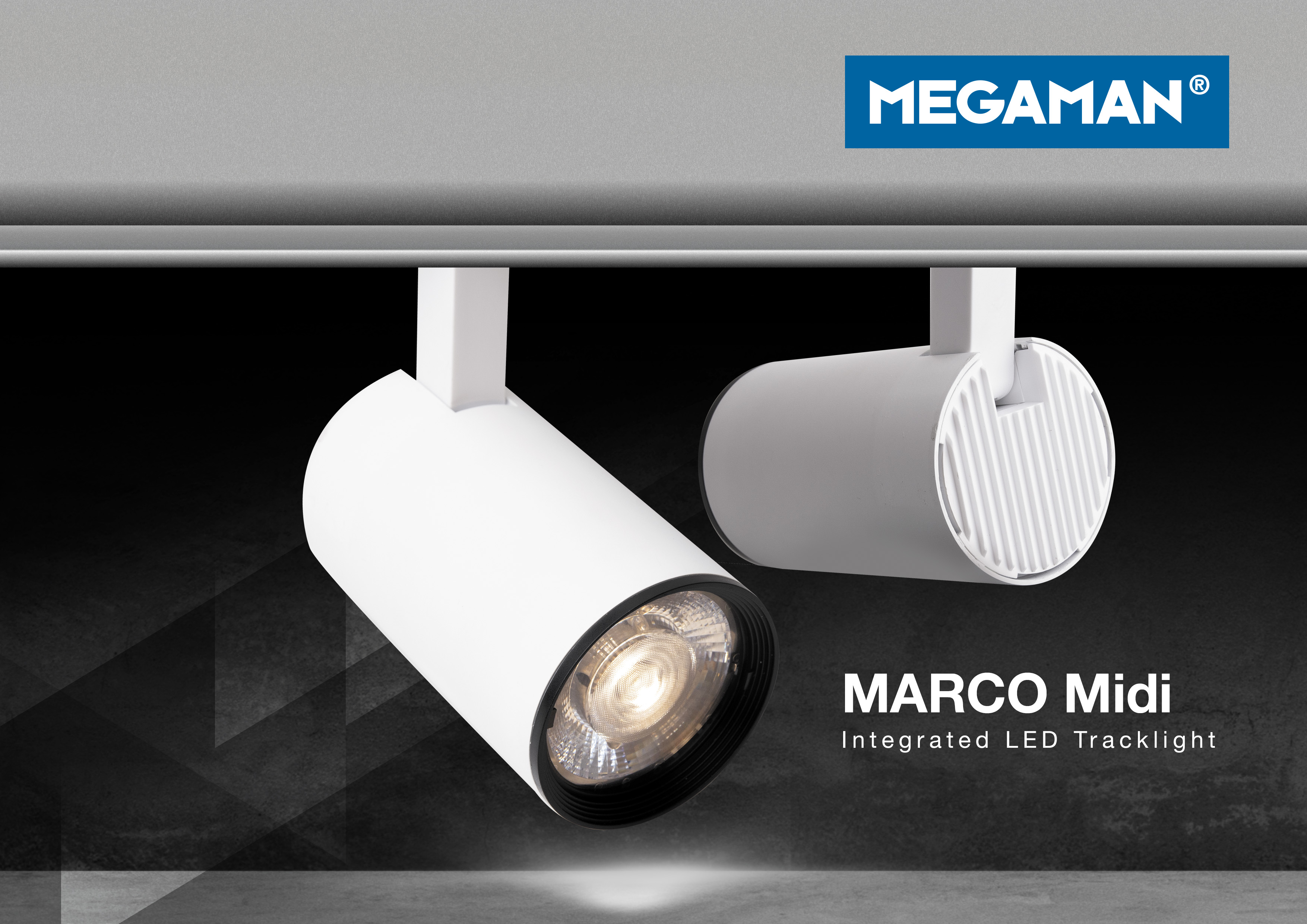 MEGAMAN | Top News | MEGAMAN® Adds Mid-range Model to MARCO Integrated LED Track Light Series with Dual Beam